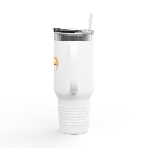 40oz Insulated Travel Mug — Infinity Wave Logo Stainless Steel Tumbler
