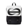 Executive Peace Infinity Backpack – Black & White Casual Shoulder Backpack